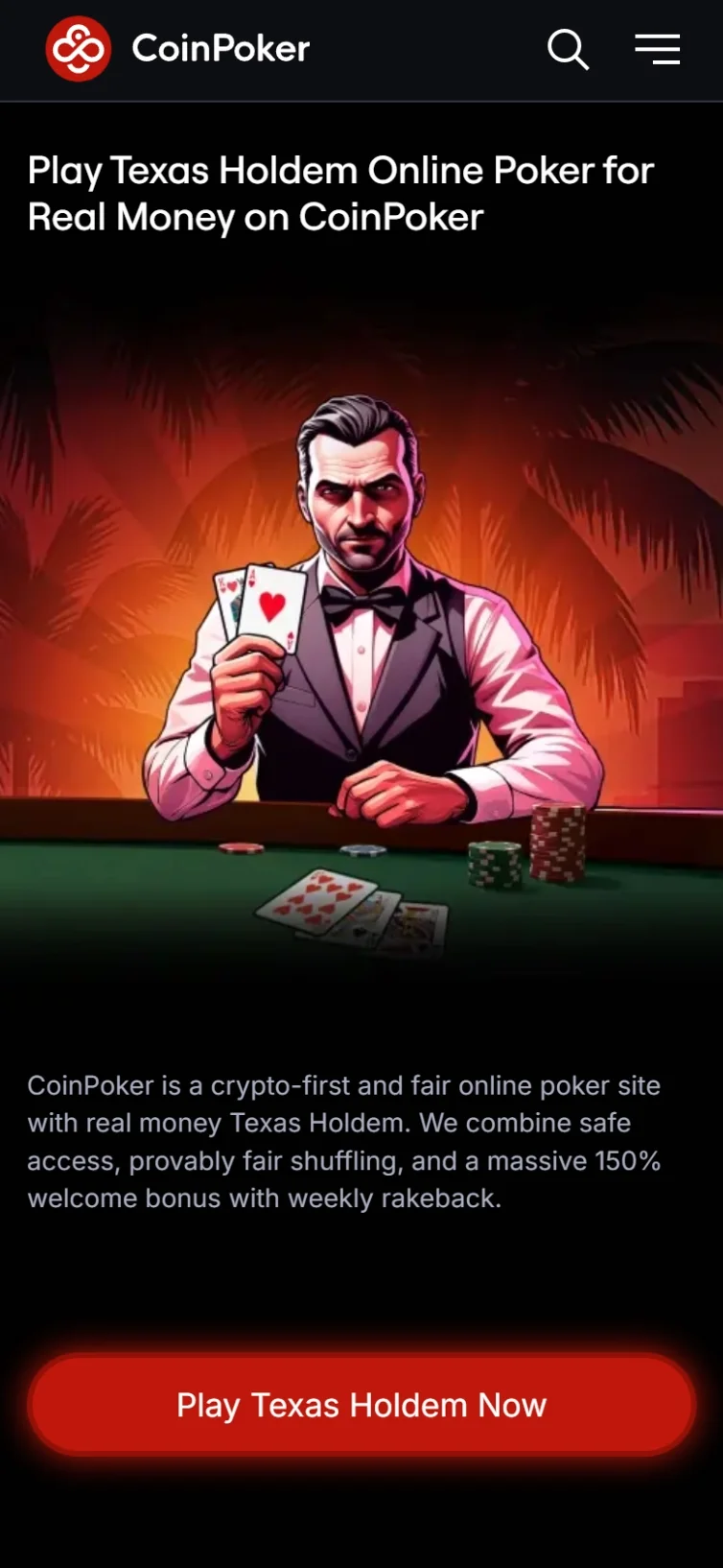 Coinpoker Texas Hold’em